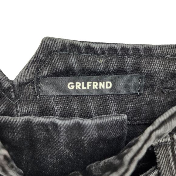 GRLFND Solange in Remote Control High Waist Belted Straight Leg Jeans Size 26 - Picture 4 of 8